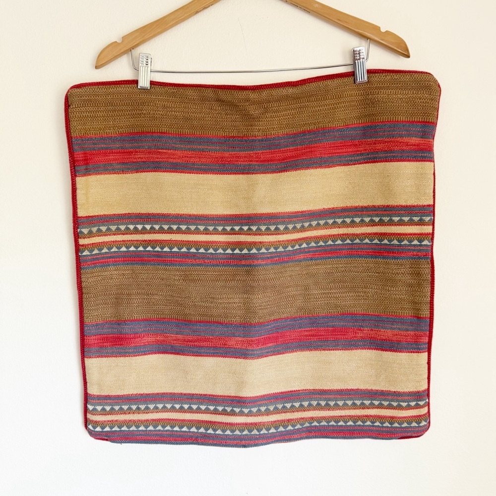 Andrew Martin UK Las Salinas Fabric Pillow Cover Moroccan Chic Geometric Earthy